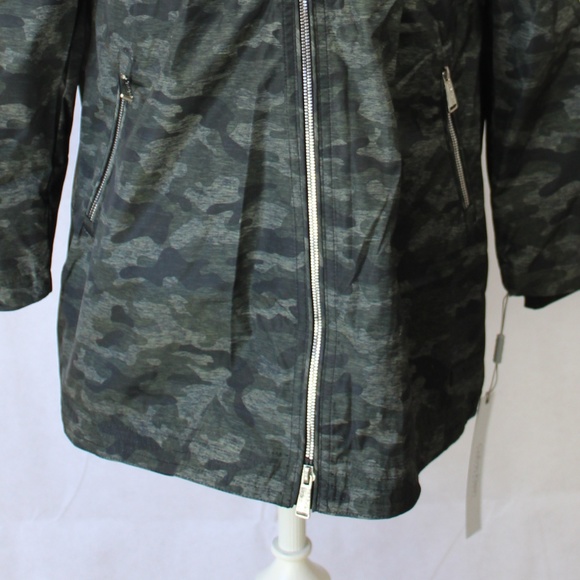 Calvin Klein Camo-Print Walker Rain Jacket Coat S - Picture 8 of 8